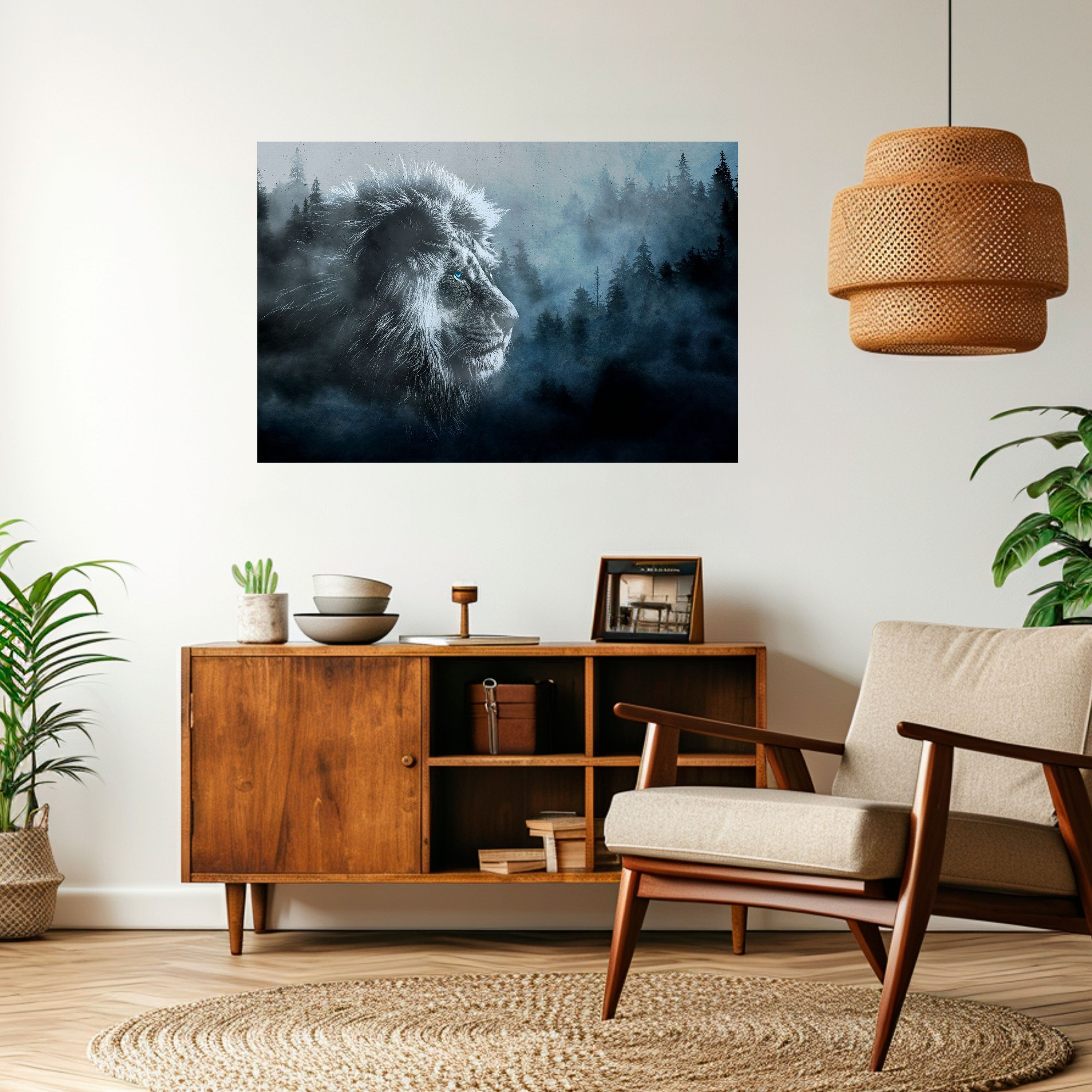 FROSTED ROYALTY Horizontales Poster zum Abziehen und Aufkleben