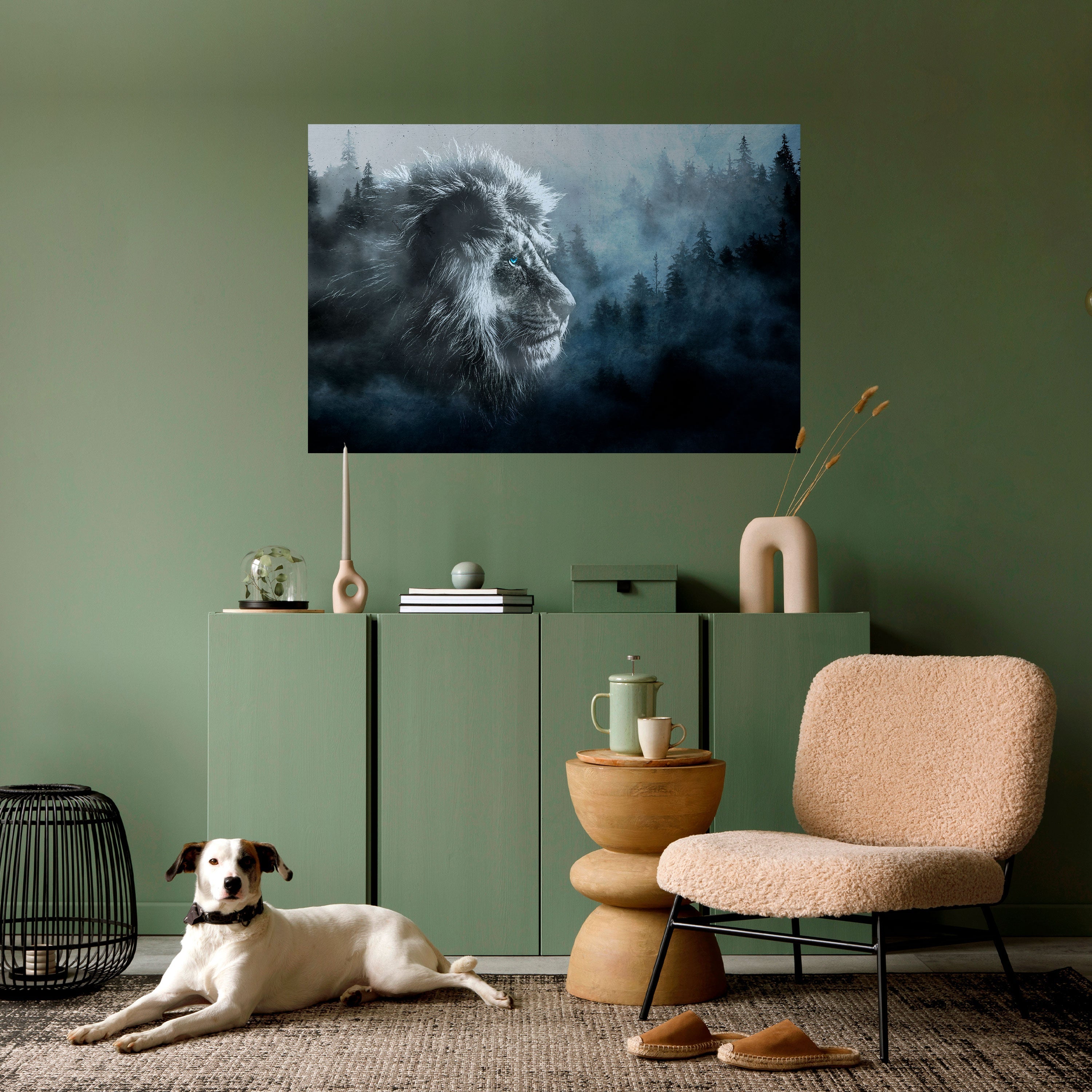 FROSTED ROYALTY Horizontales Poster zum Abziehen und Aufkleben