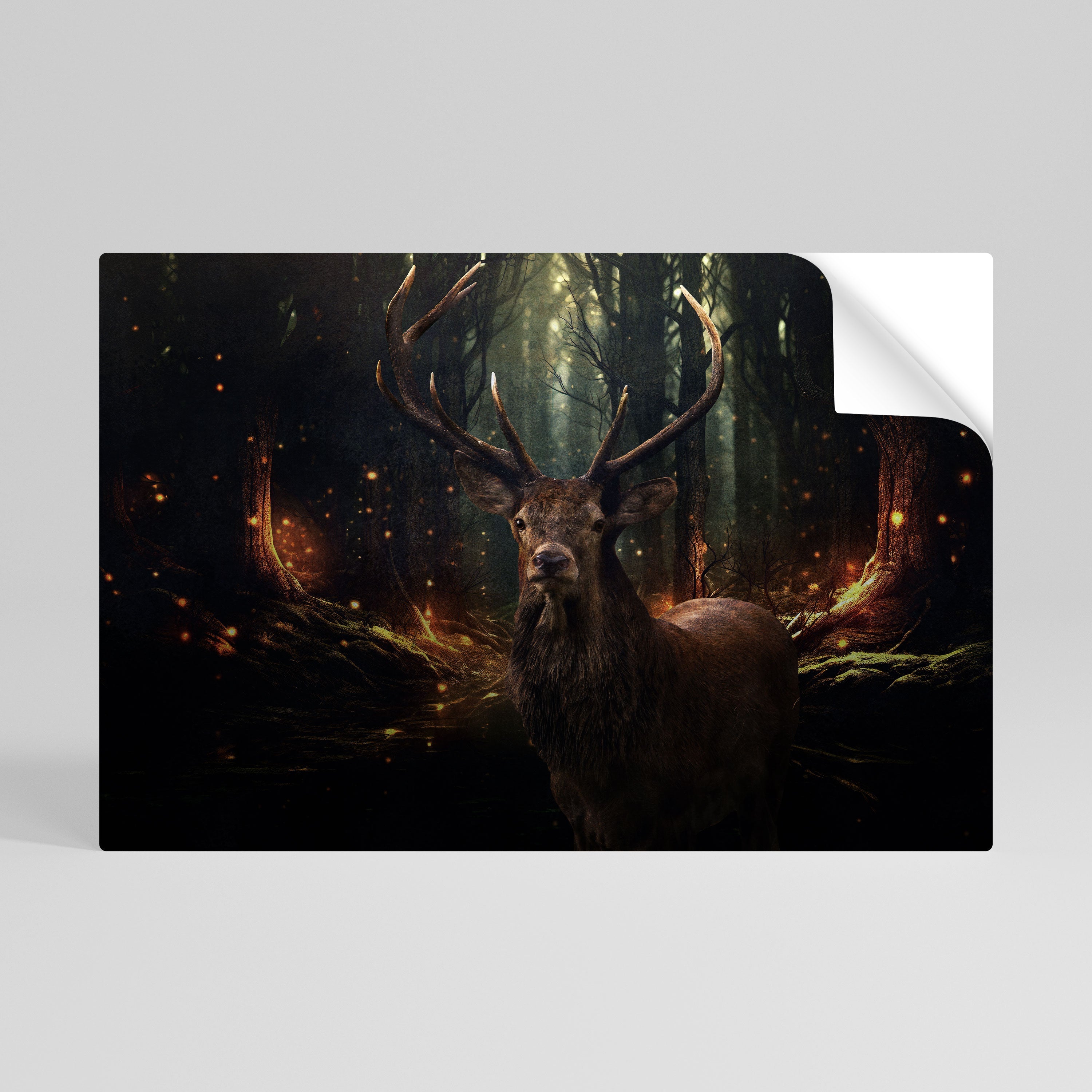 ENCHANTED FOREST GUARDIAN Horizontales Poster zum Abziehen und Aufkleben