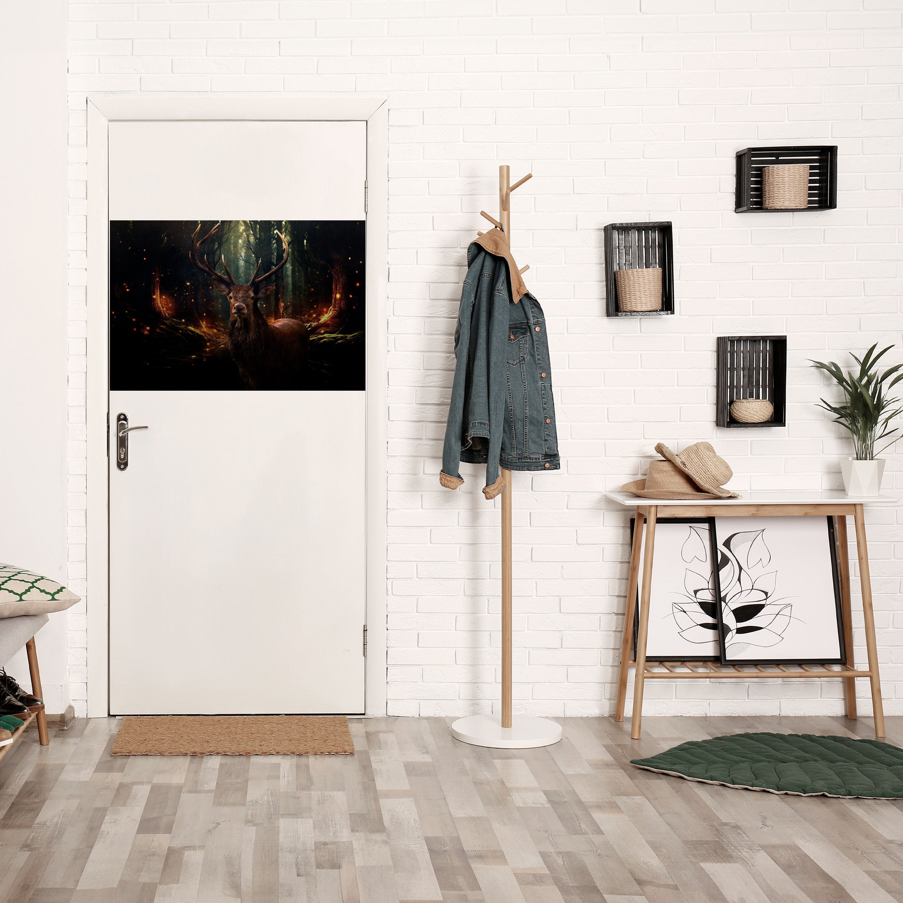 ENCHANTED FOREST GUARDIAN Horizontales Poster zum Abziehen und Aufkleben