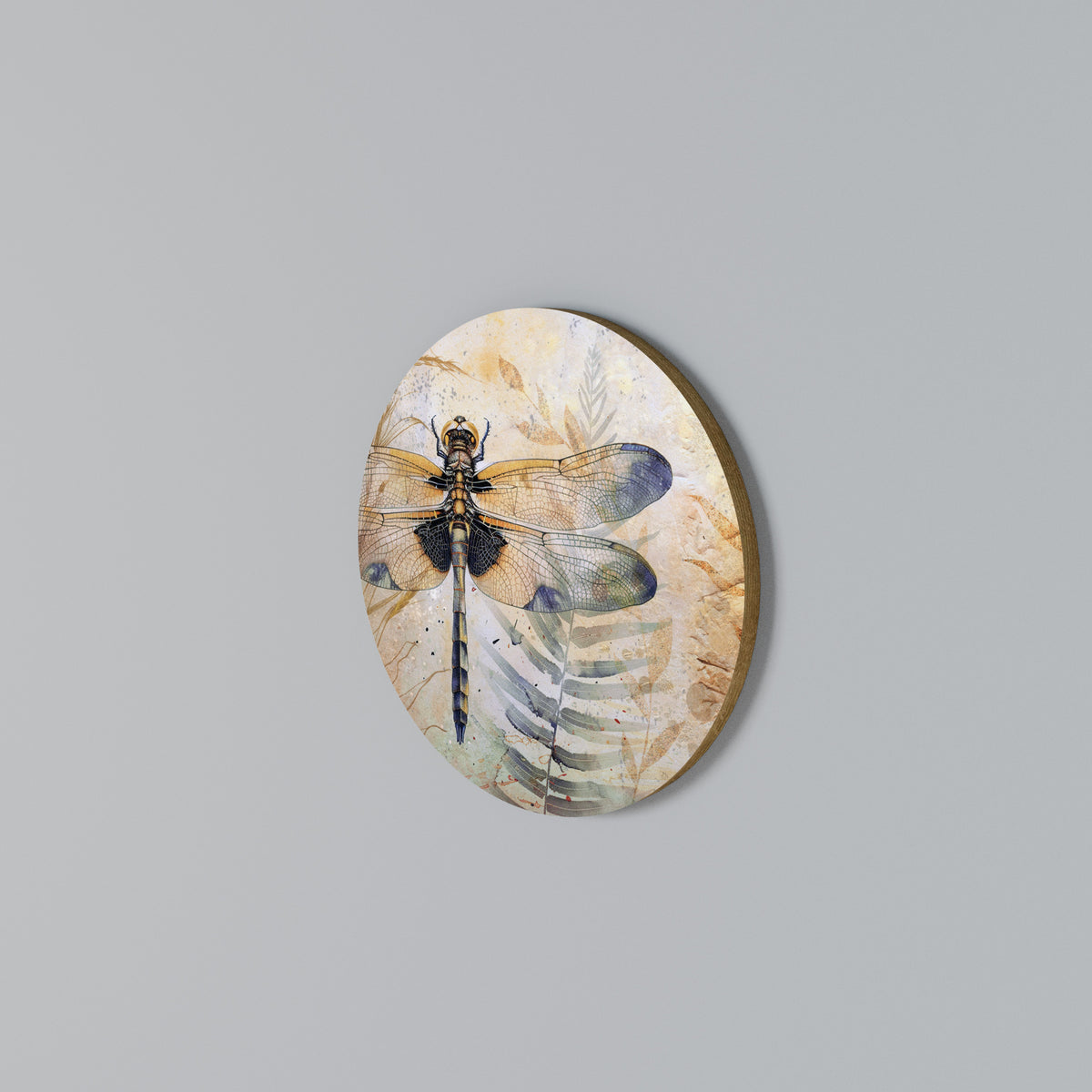 HER HIGHNESS DRAGONFLY Round Wall Art