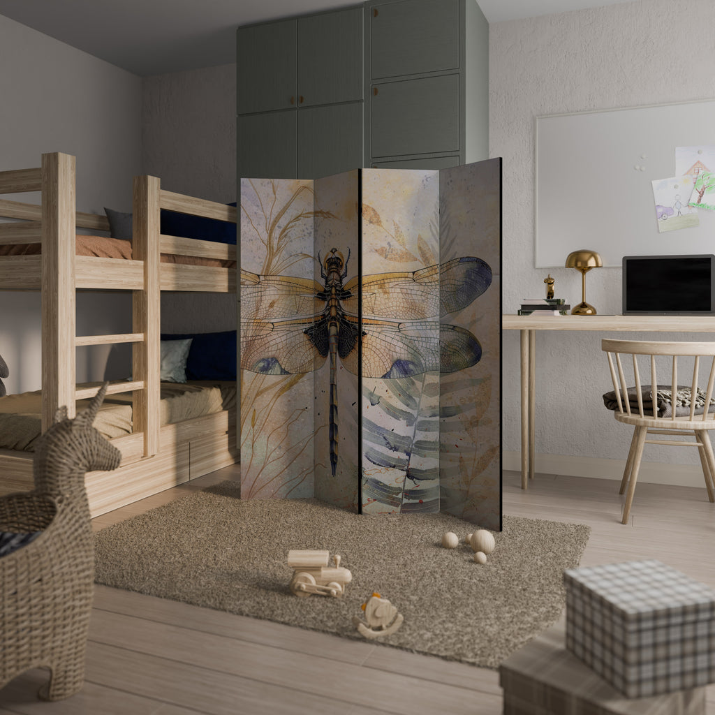 HER HIGHNESS DRAGONFLY 4-teiliger Paravent