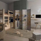 HER HIGHNESS DRAGONFLY Dekorativer Paravent - 5-teilig