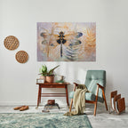 HER HIGHNESS DRAGONFLY Selbstklebendes Horizontal-Poster