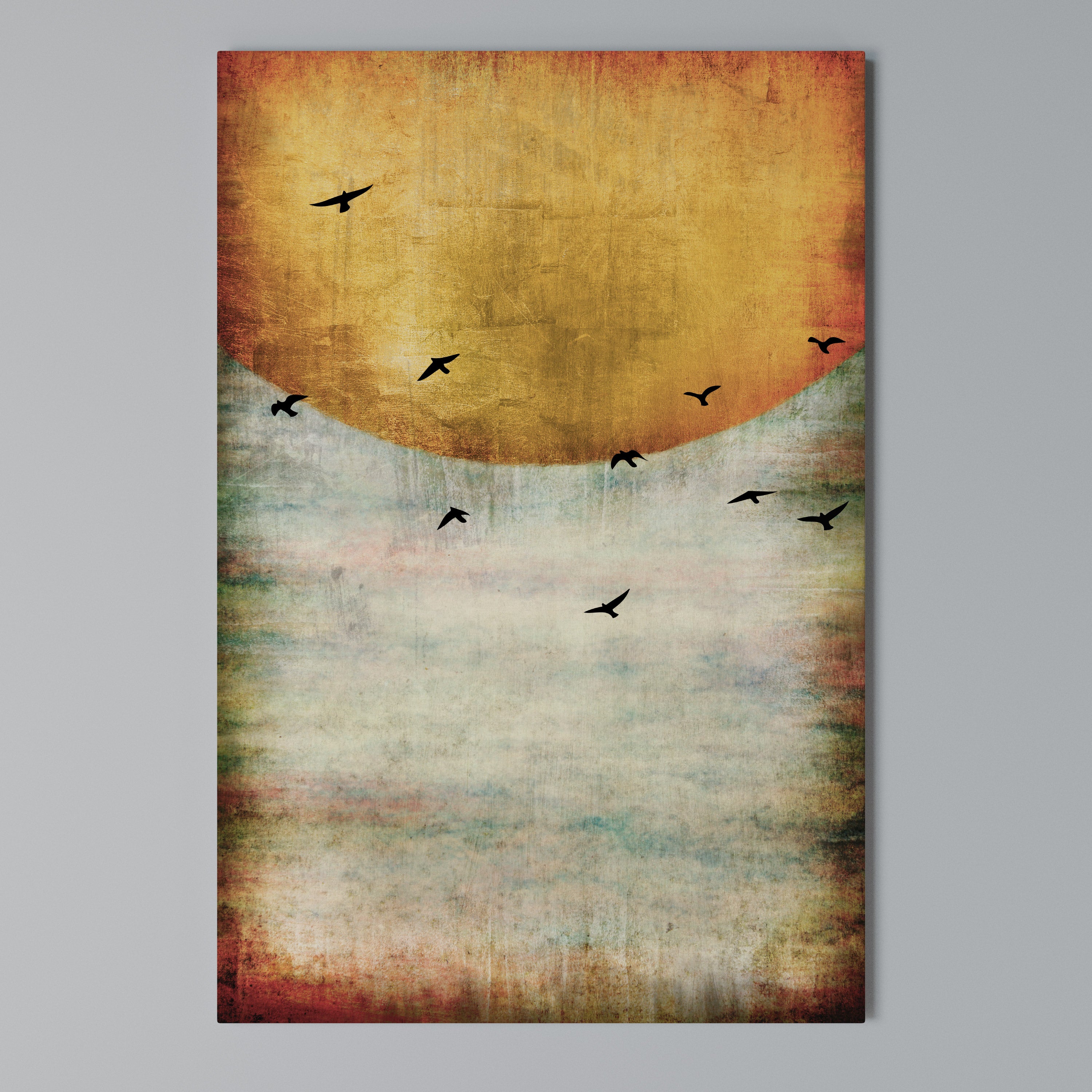 UP TO THE SUN Vertical Canvas Print