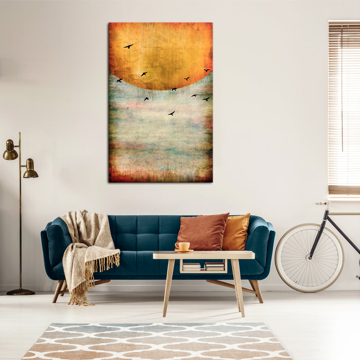 UP TO THE SUN Vertical Canvas Print