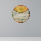 UP TO THE SUN Runde Wanddekoration Ø 69 cm