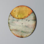 UP TO THE SUN Runde Wanddekoration Ø 69 cm