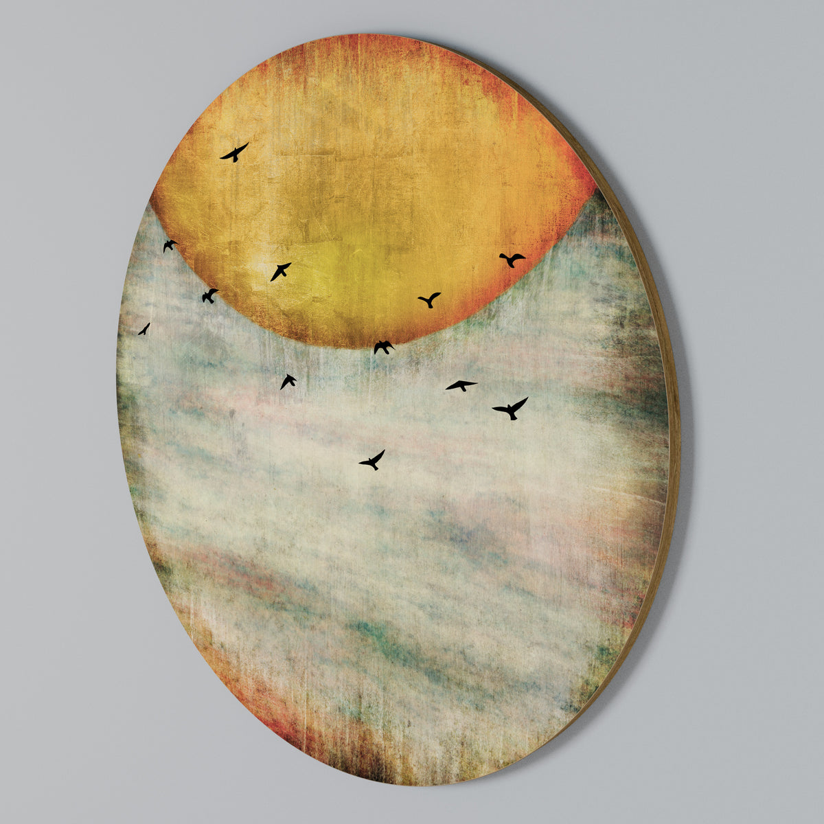 UP TO THE SUN Round Wall Art