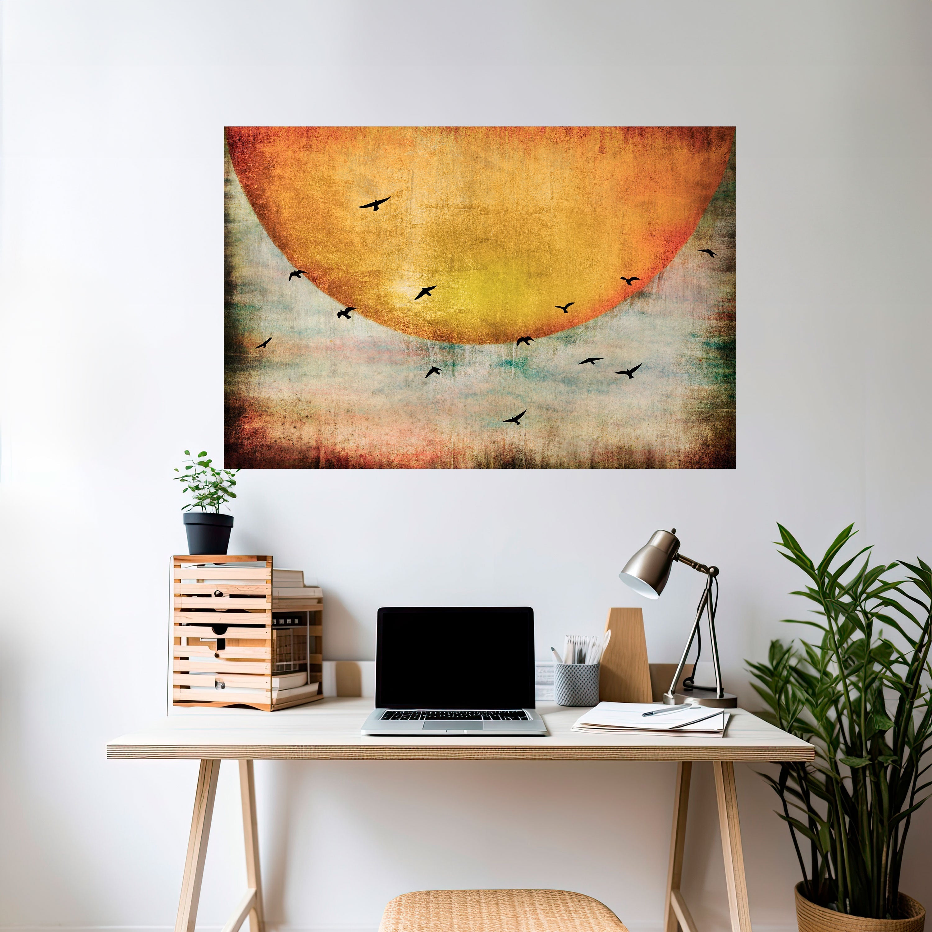 UP TO THE SUN Horizontales Poster zum Abziehen und Aufkleben