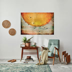 UP TO THE SUN Selbstklebendes Horizontal-Poster