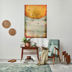 UP TO THE SUN Selbstklebendes Poster - Hochformat