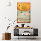 UP TO THE SUN Selbstklebendes Poster - Hochformat