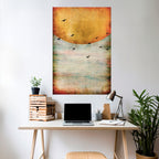 UP TO THE SUN Selbstklebendes Poster - Hochformat