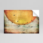 UP TO THE SUN Selbstklebendes Horizontal-Poster