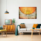 UP TO THE SUN Selbstklebendes Horizontal-Poster