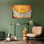 UP TO THE SUN Selbstklebendes Horizontal-Poster