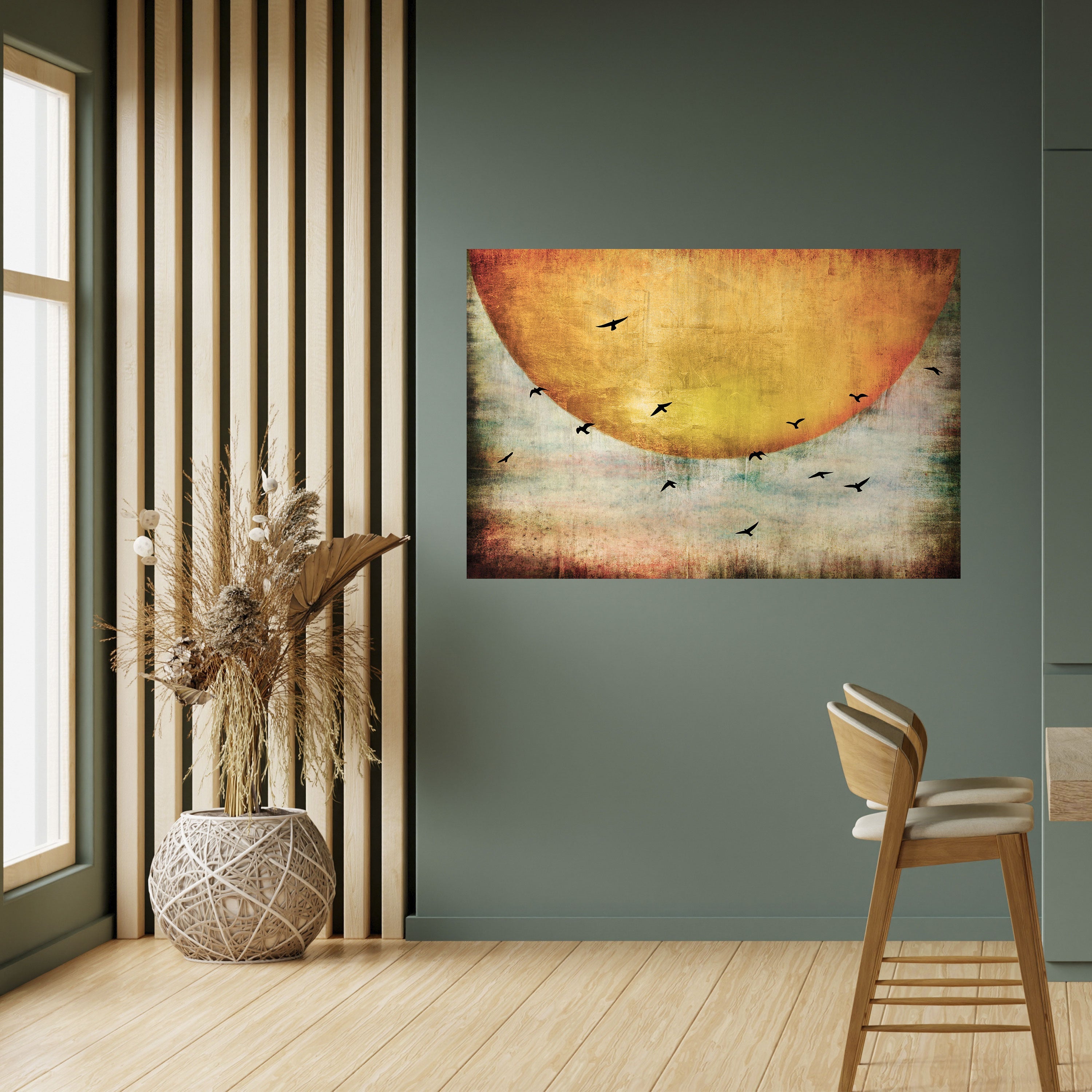 UP TO THE SUN Horizontales Poster zum Abziehen und Aufkleben