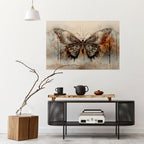 MECHANICAL BEAUTY UNVEILED Selbstklebendes Horizontal-Poster