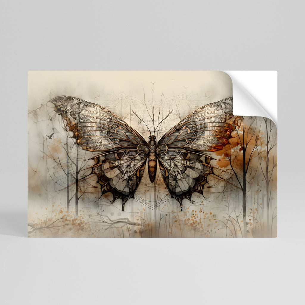MECHANICAL BEAUTY ENTHÜLLT Horizontales Poster zum Abziehen und Aufkleben