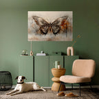 MECHANICAL BEAUTY UNVEILED Selbstklebendes Horizontal-Poster