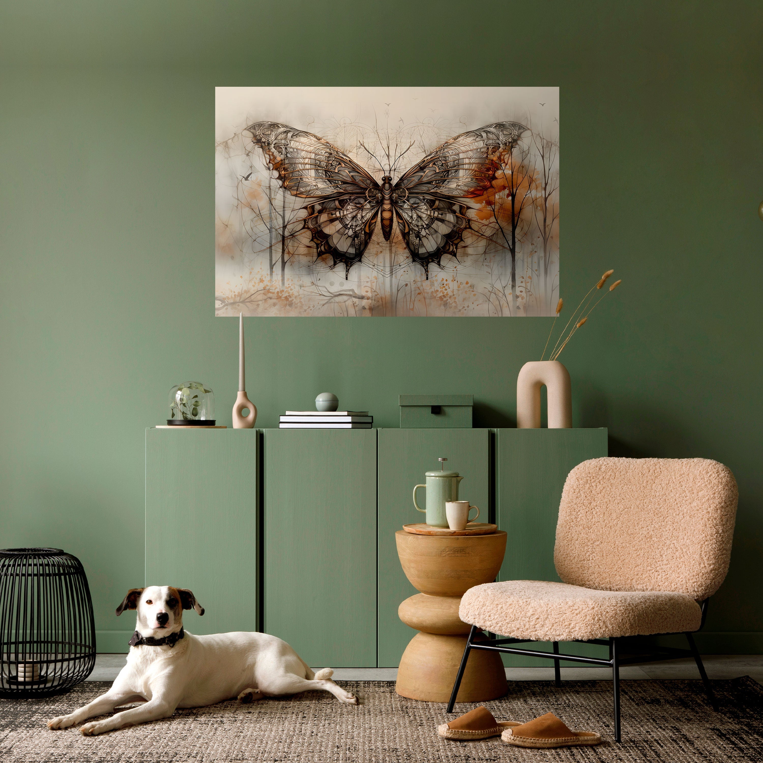 MECHANICAL BEAUTY ENTHÜLLT Horizontales Poster zum Abziehen und Aufkleben