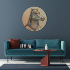 EQUINE SWAGGER Runde Wanddekoration Ø 69 cm
