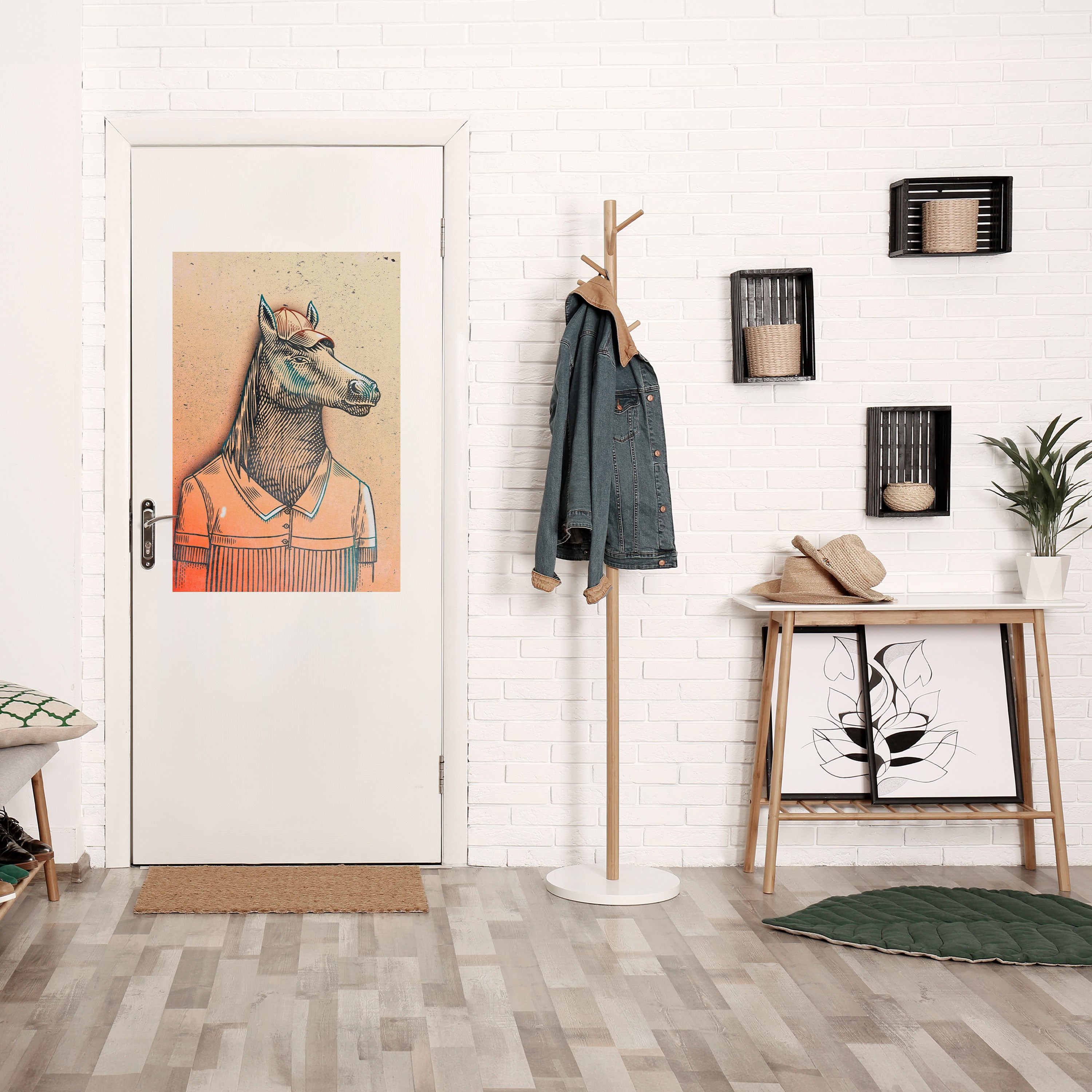 EQUINE SWAGGER Vertikales Poster zum Abziehen und Aufkleben