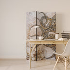 ECHOES OF ATLANTIS Dekorativer Paravent - 3-teilig