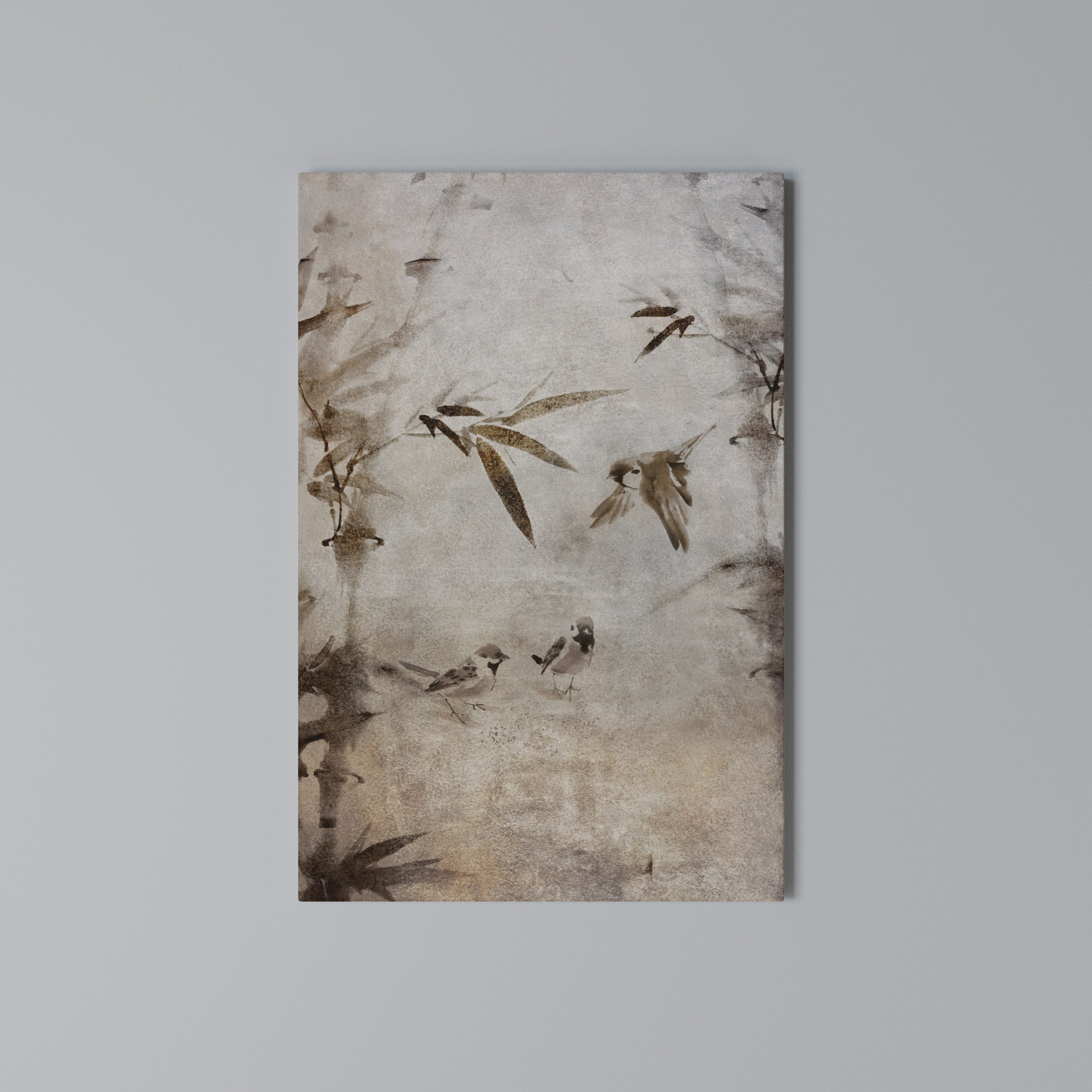 SPARROW BLISS Vertical Canvas Print