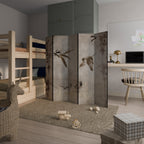 SPARROW BLISS Dekorativer Paravent - 5-teilig