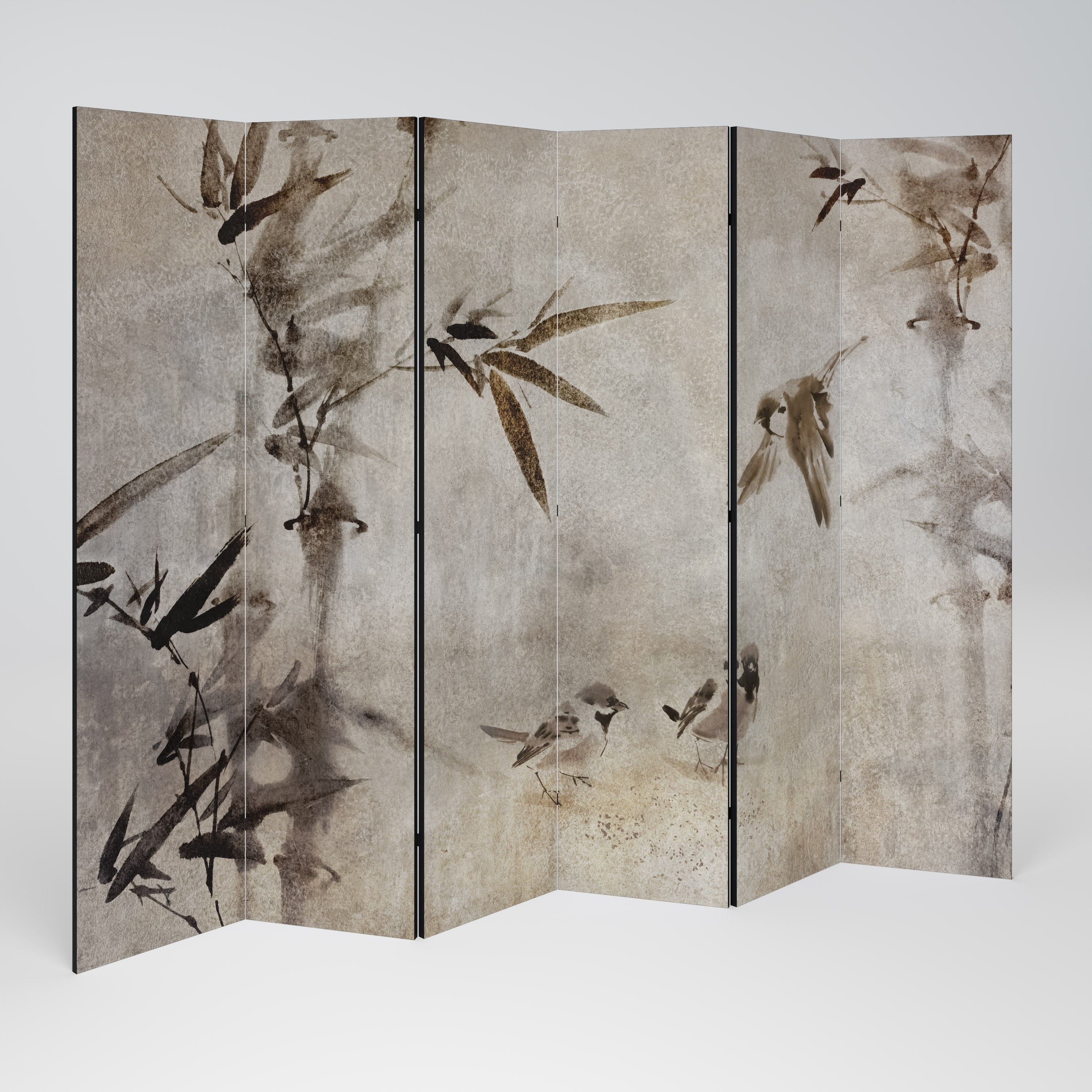 SPARROW BLISS Dekorativer 6-teiliger Raumteiler