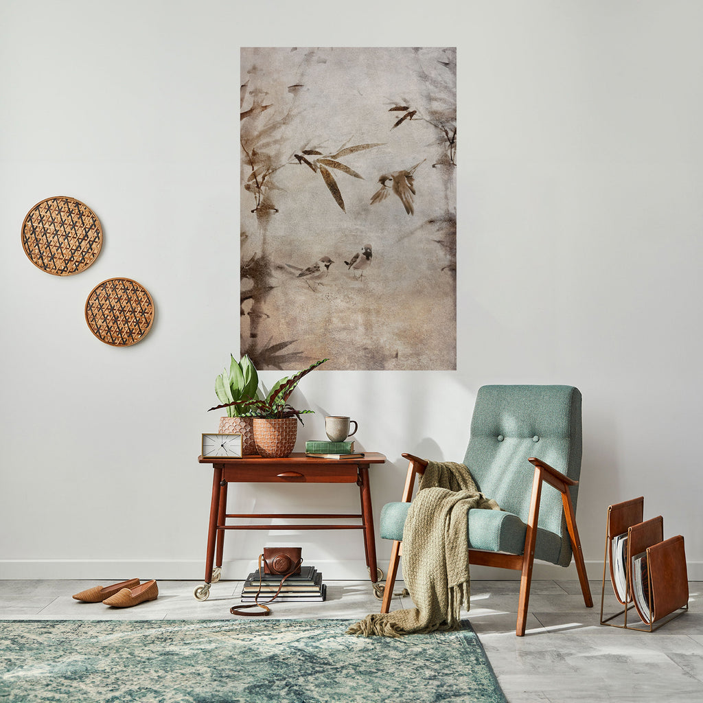 SPARROW BLISS Vertikales Poster zum Abziehen und Aufkleben