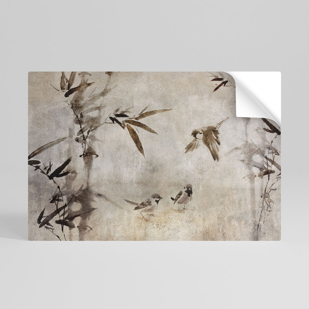 SPARROW BLISS Horizontales Poster zum Abziehen und Aufkleben