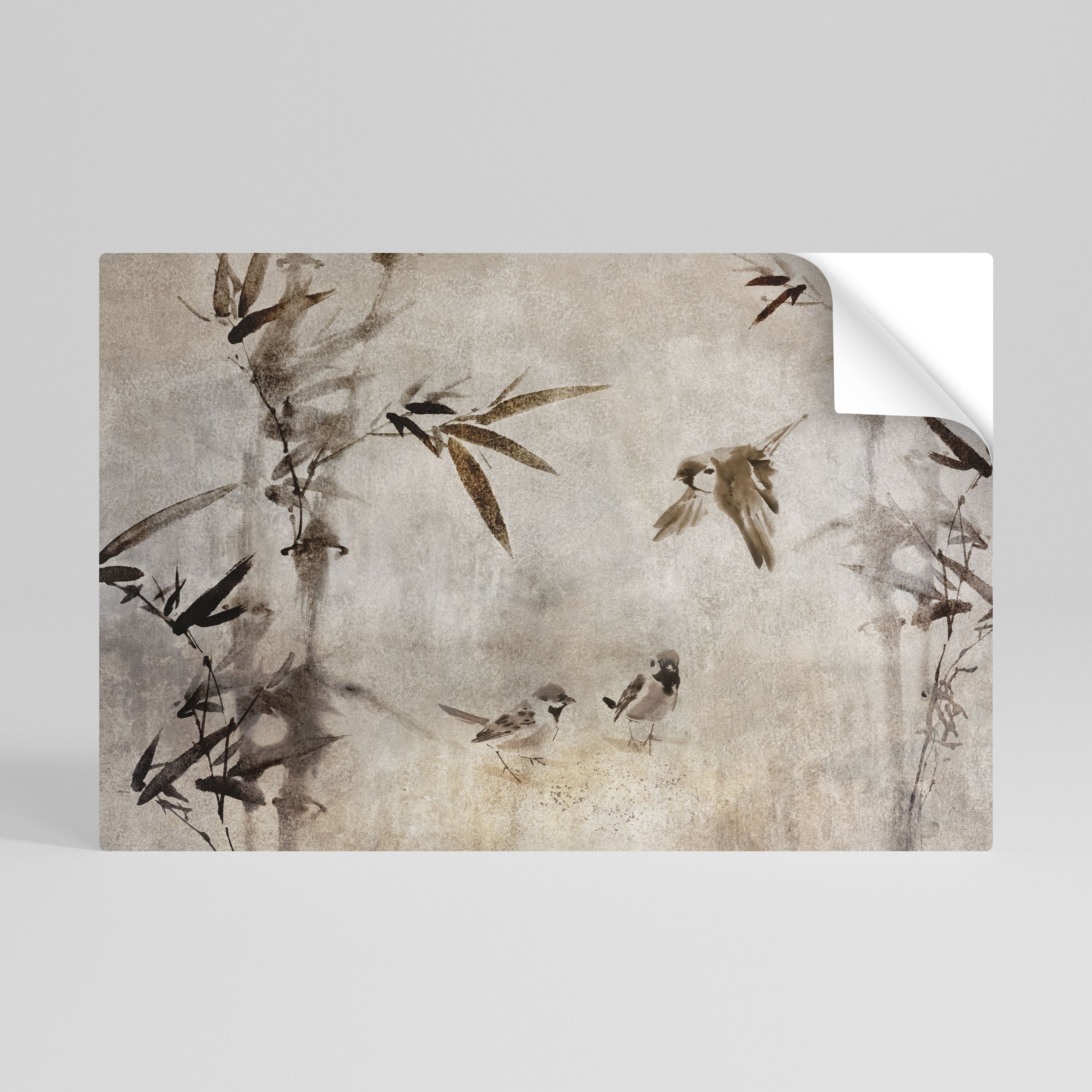 SPARROW BLISS Horizontales Poster zum Abziehen und Aufkleben