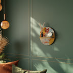 MYSTICAL DRAGON Ovales Kunstregal in Eiche-Optik