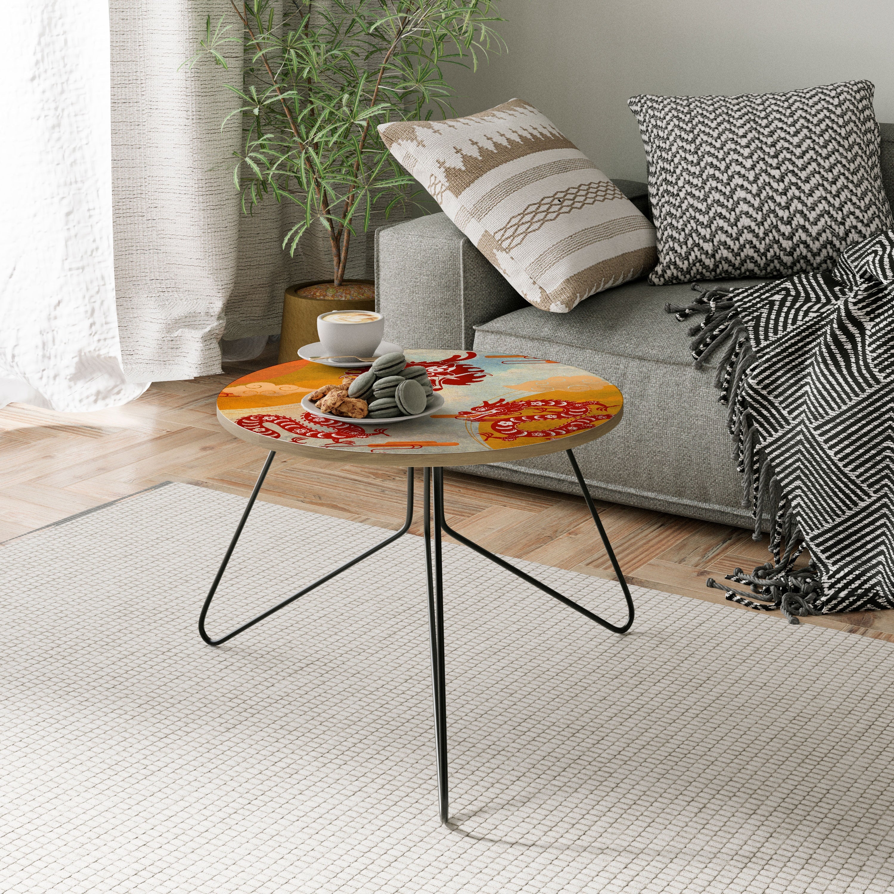 MYSTICAL DRAGON Couchtisch 60