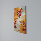 MYSTICAL DRAGON Vertical Canvas Print