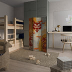 MYSTICAL DRAGON Dekorativer Paravent - 3-teilig