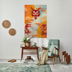 MYSTICAL DRAGON Peel and Stick Vertical Poster