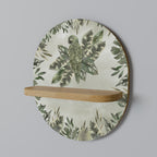 VERDANT ARINI Ovales Kunstregal in Eiche-Optik