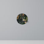 VERDANT ARINI Round Art Shelf In Black Finish