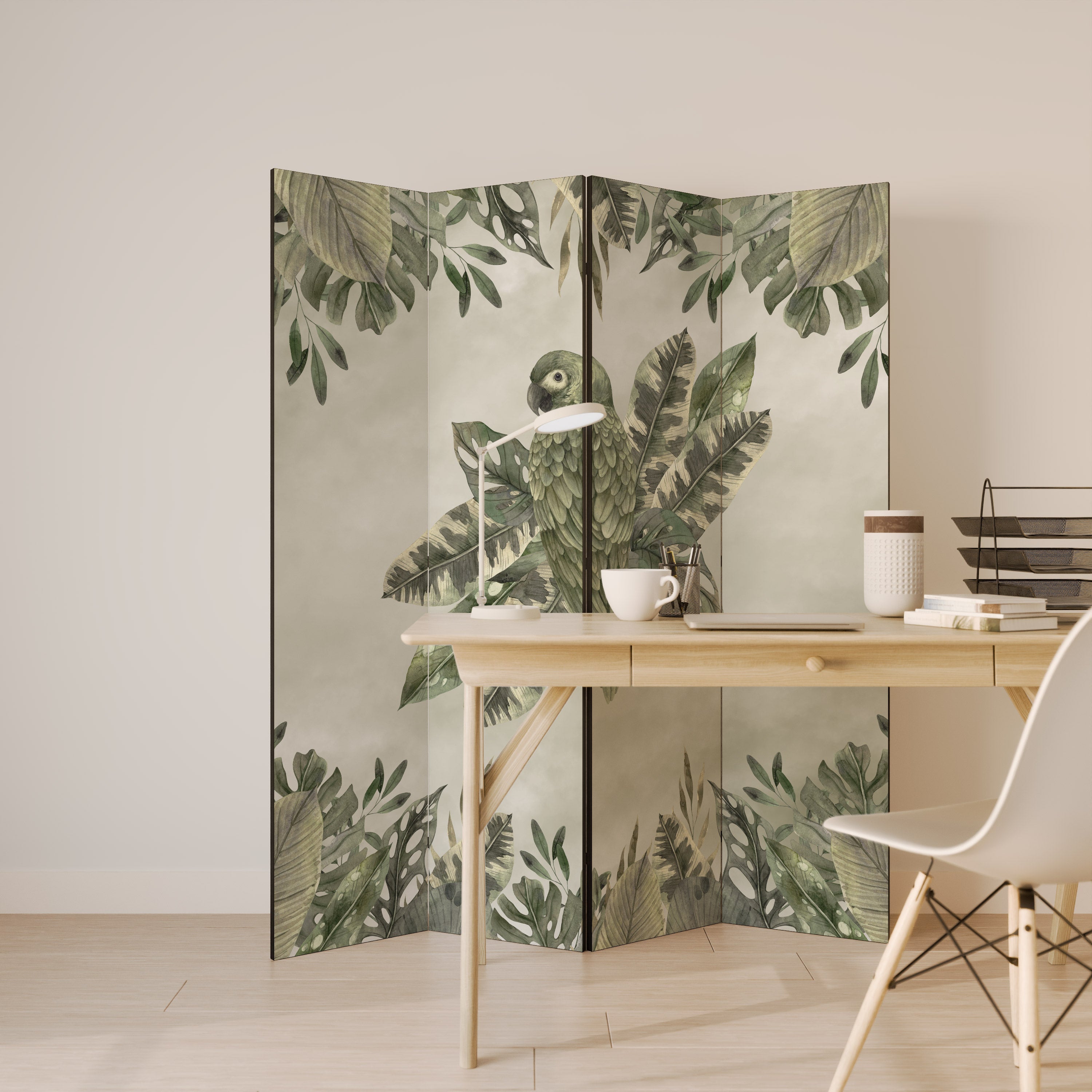 VERDANT ARINI Dekorativer 4-teiliger Raumteiler
