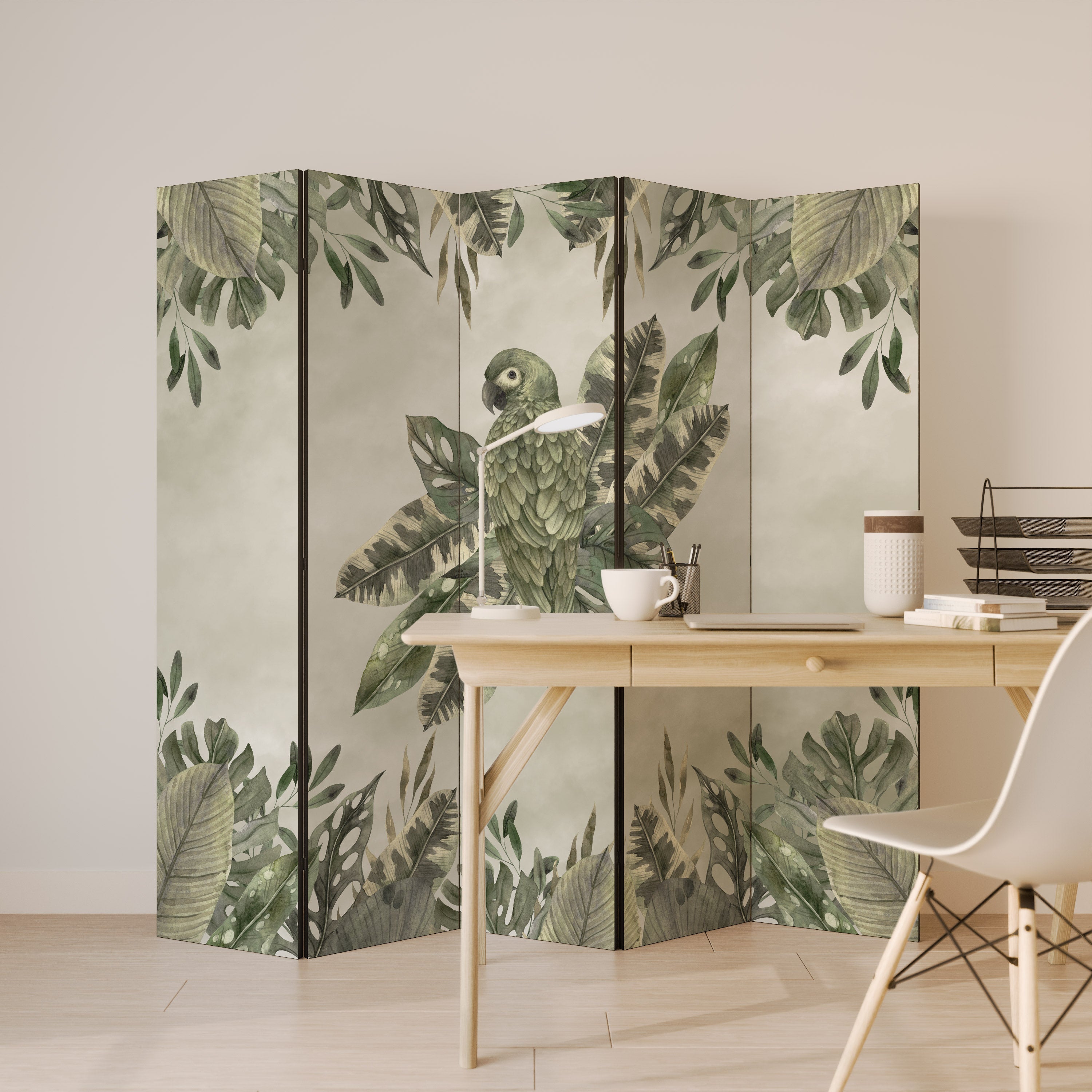 VERDANT ARINI Dekorativer 5-teiliger Raumteiler