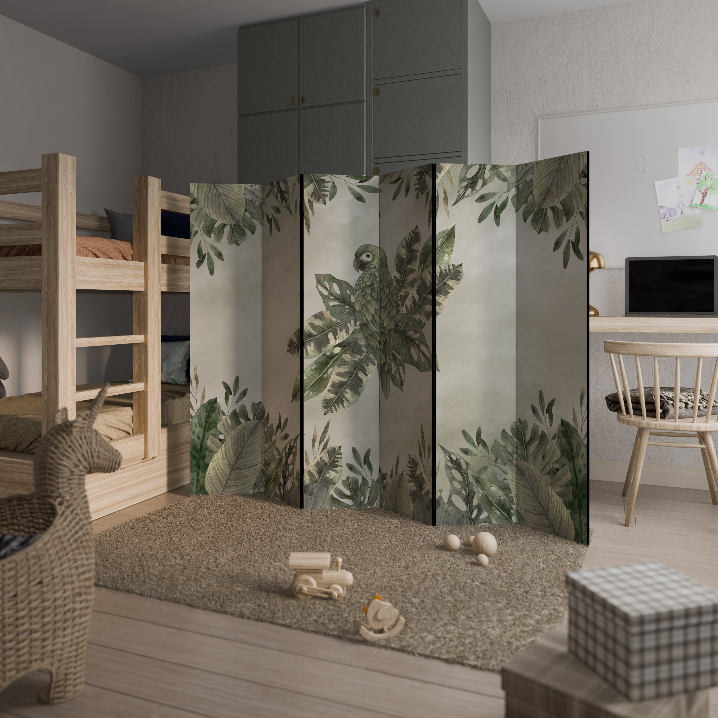 VERDANT ARINI Dekorativer 6-teiliger Raumteiler