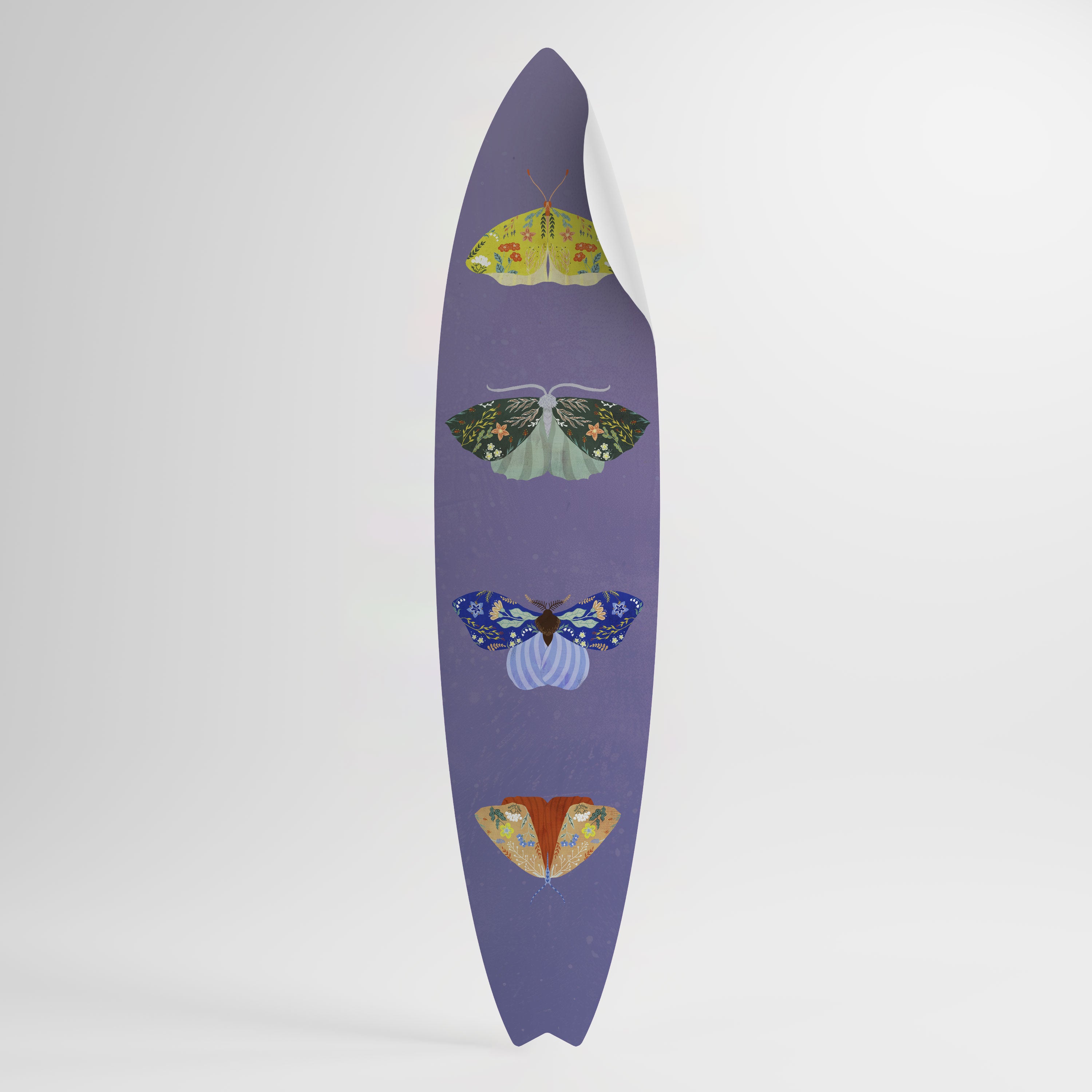 MOTH INTO THE FLAME Surfboard-Wandsticker