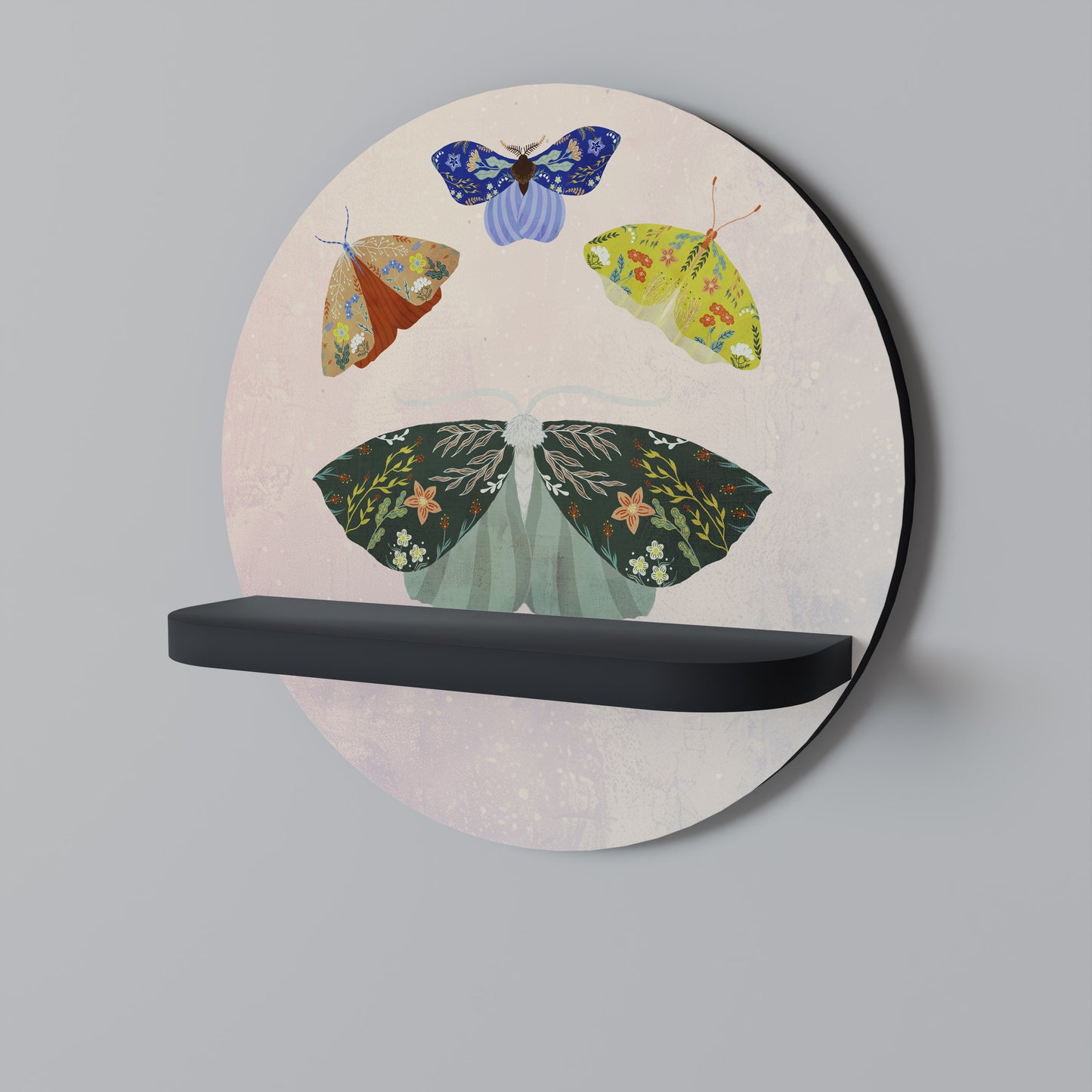 MOTH INTO THE LIGHT Art Shelf