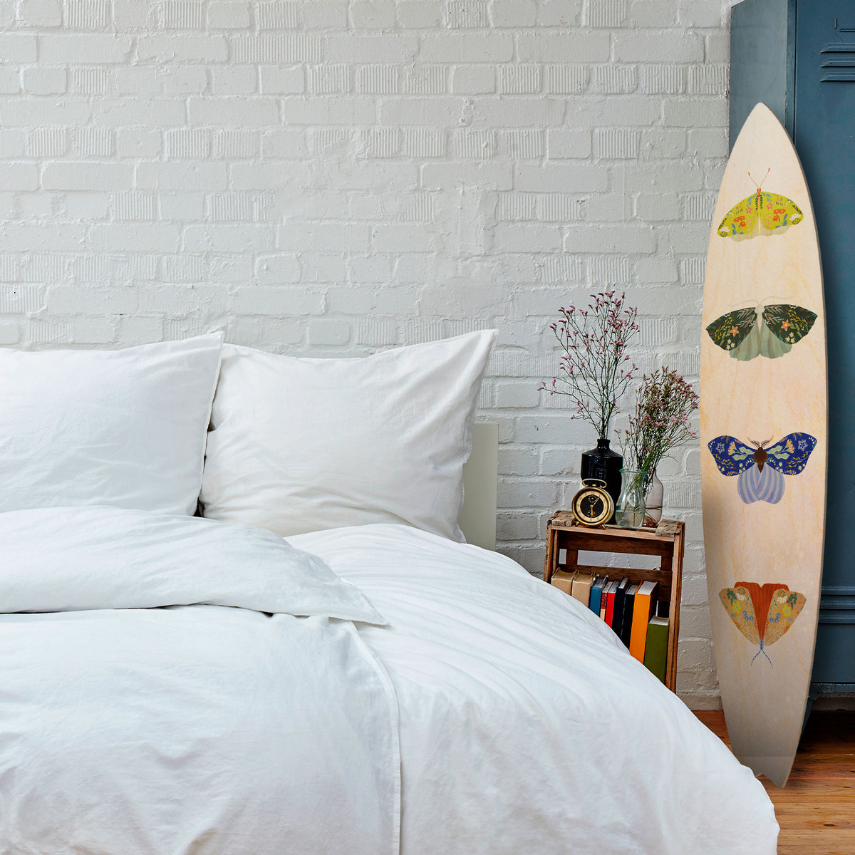 MOTH INTO THE LIGHT Surfboard Decorative Panel