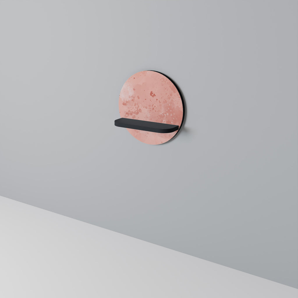 CRANE DANCE Rundes Kunstregal in Schwarz