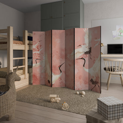 CRANE DANCE 6-Panel Room Divider